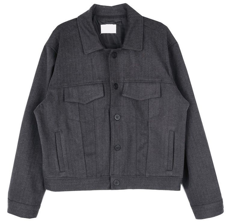 No.9180 woolen set-up trucker JK