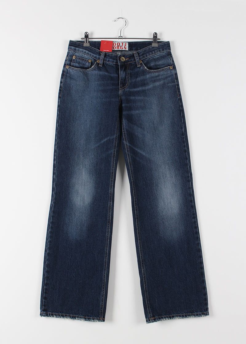 LOW BRUSH STRAIGHT DENIM