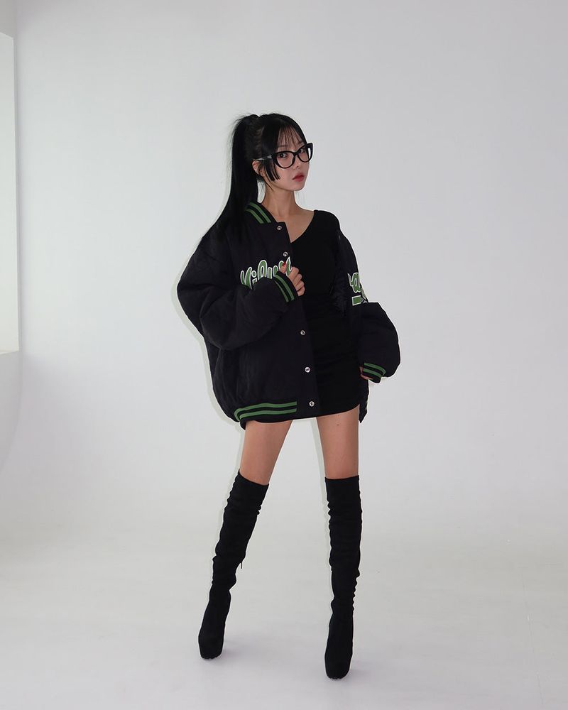 Pleasantly Thick Napping Shirring Mini Dress
