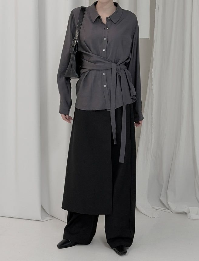 Merom Wrap Skirt Pants