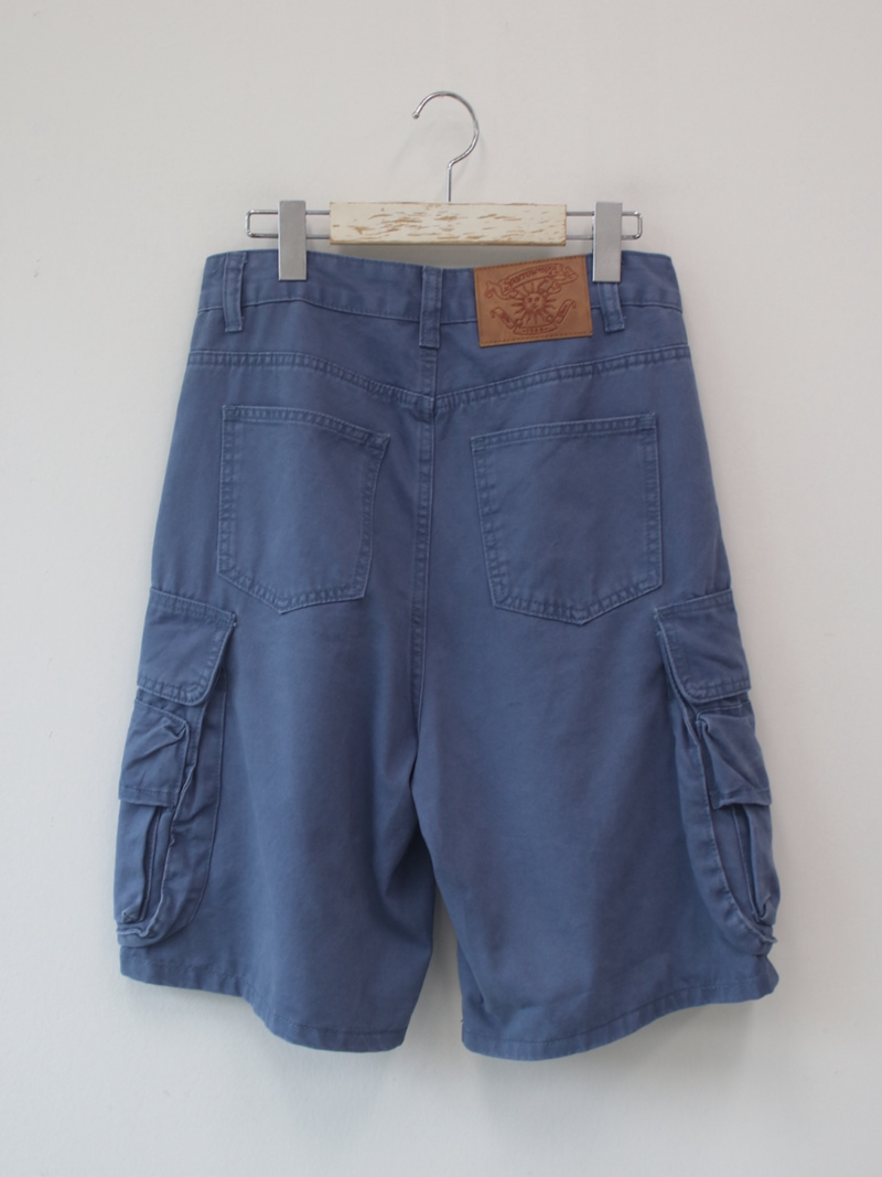 color dyeing bermuda pants