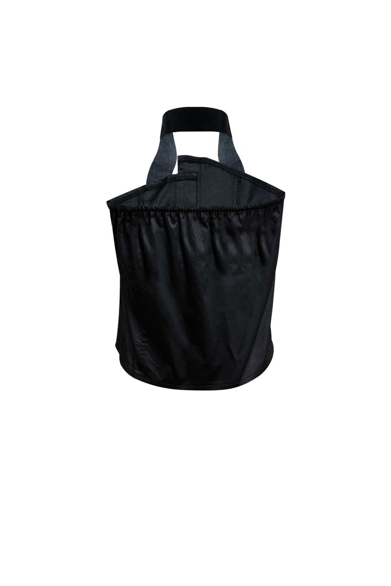 ELFIN SCARF TOP / BLACK