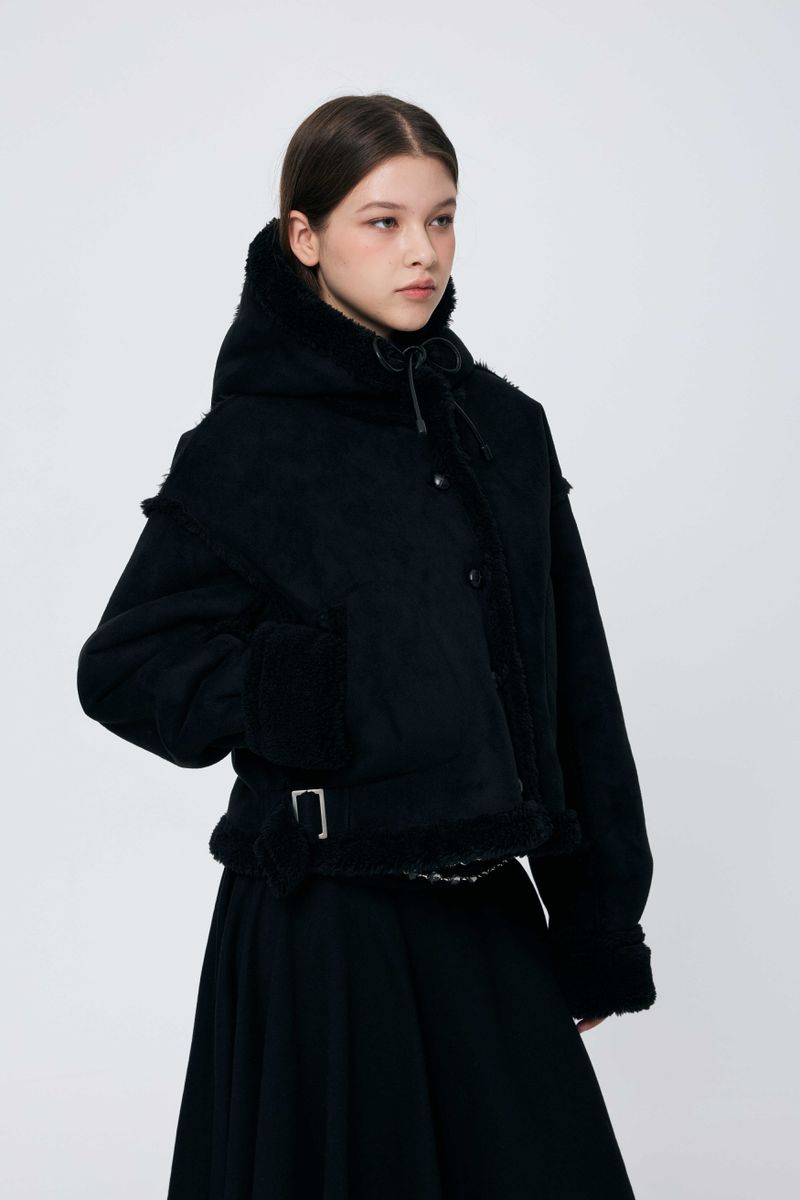 ADORABLE HOOD MUSTANG / BLACK