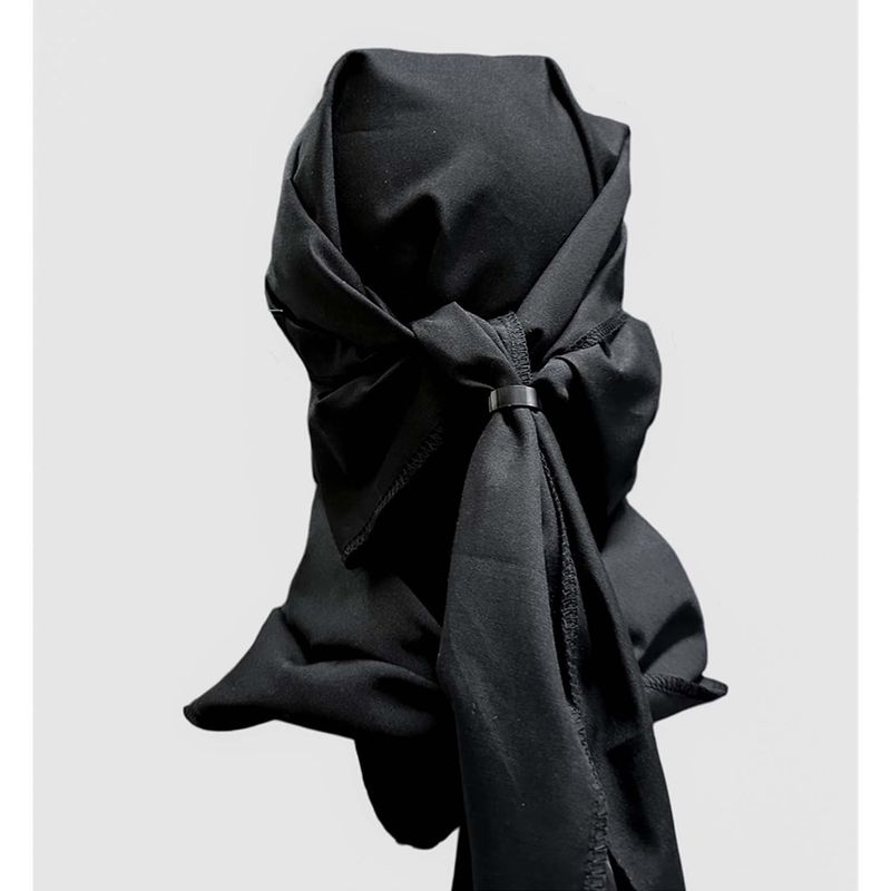 Label multi-wide shimag scarf