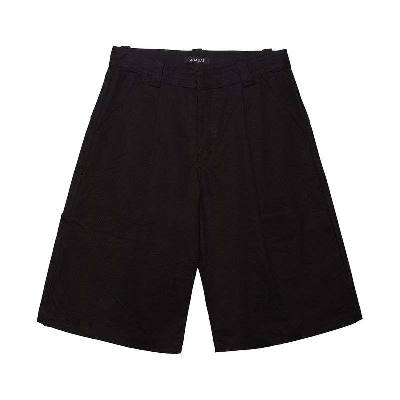 TWILL BERMUDA PANTS [BLACK]