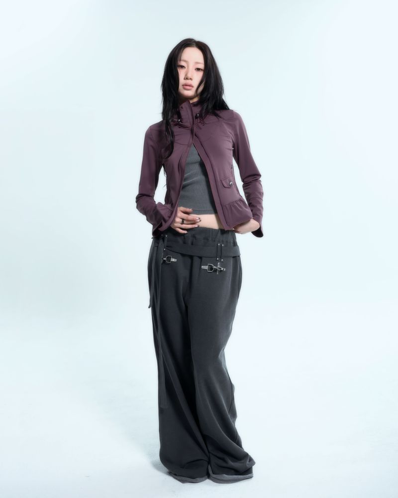 Buckle Sweatpants - Pigment Black
