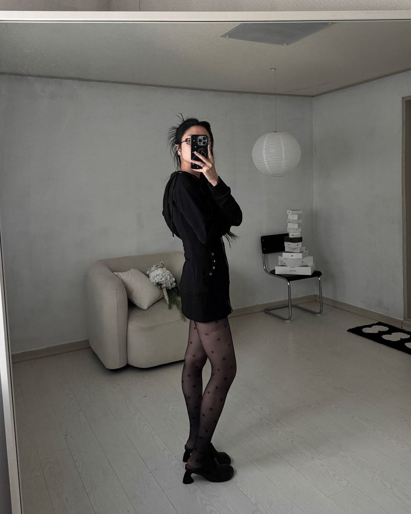 Zip up high neck one piece