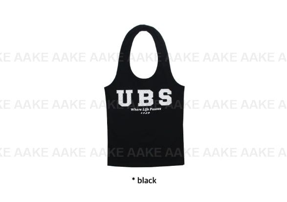 UBS DOT HALTER TOP