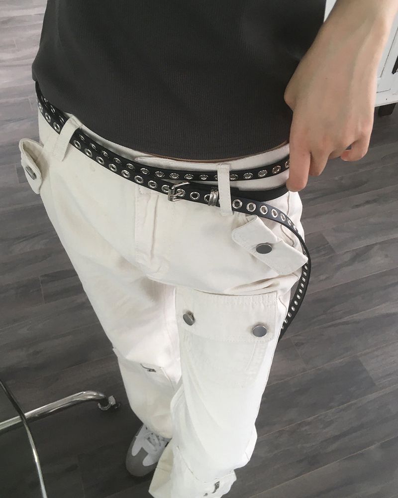 Kolen Punching Long Belt