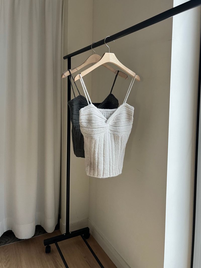 Alpaca knitwear top (2 colors)