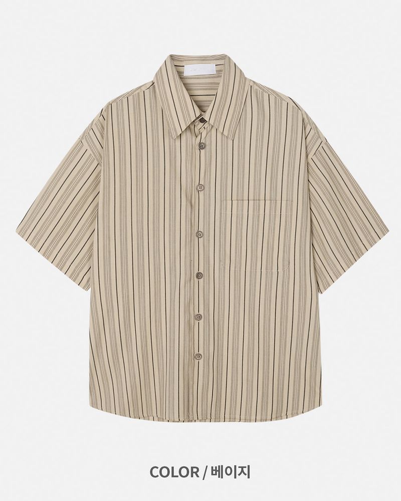 Raid Stripe Half Shirt