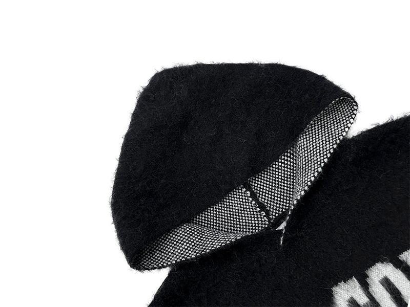 Ruby Mohair Hood Knit