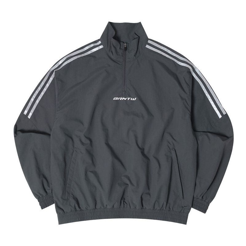 BORN TO WIN（ボーン トゥ ウィン）の「REFLECTIVE LINE BIG SYMBOL ANORAK JACKET [CHARCOAL]（Jackets/Outerwear）」