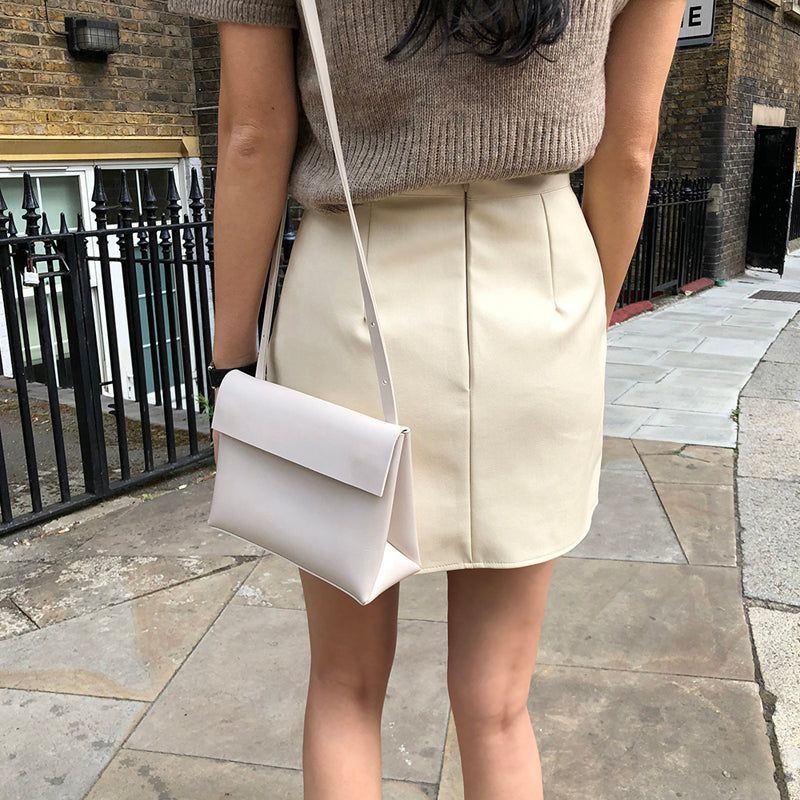 Bullet leather skirt