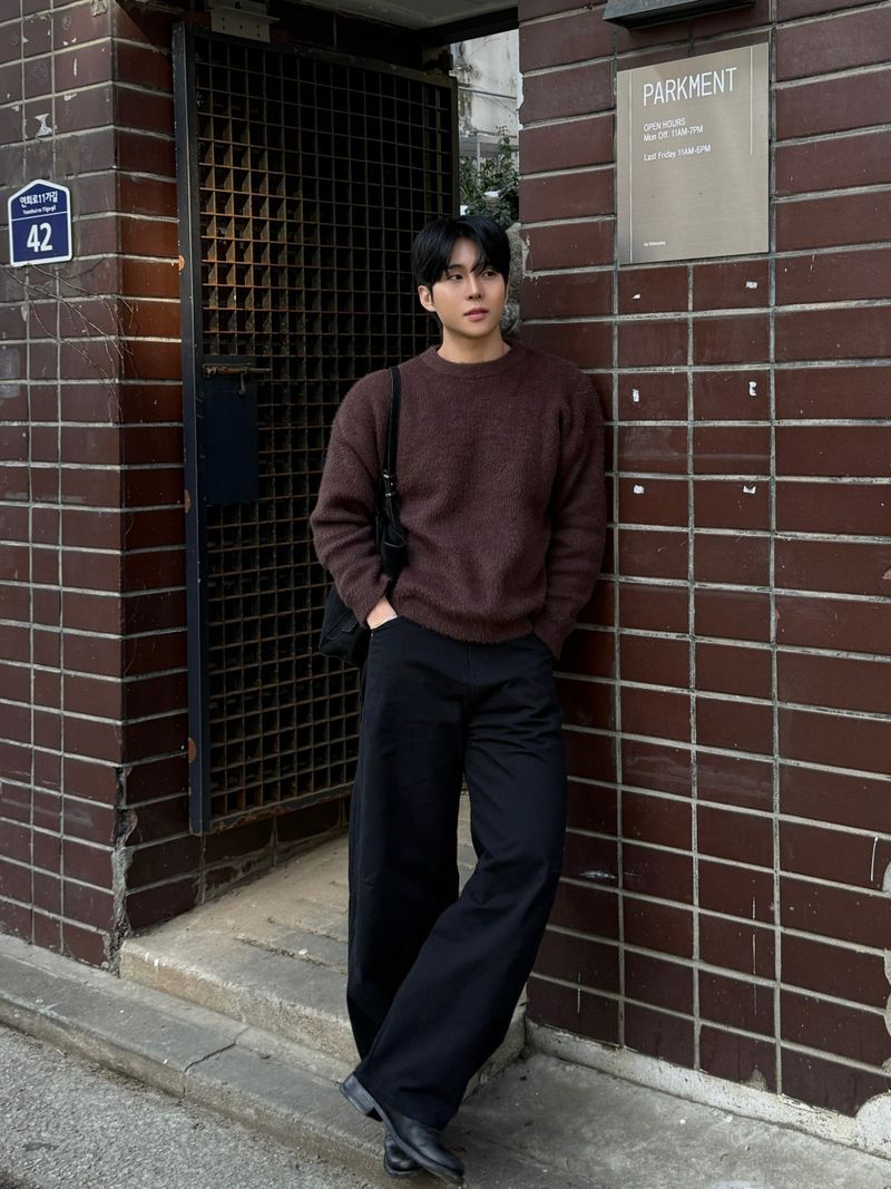 AVAND(アバンド)の「Angora hairy cropped knitwear(Tops)」