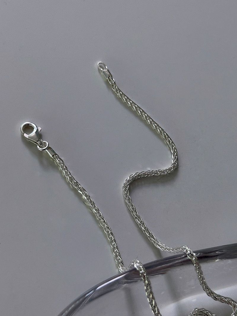 [925silver] Top shell necklace