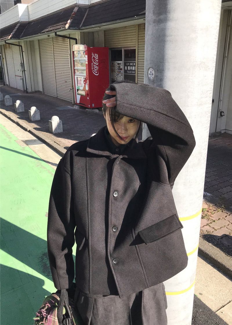  CLASSIC BUTTON SHORT COAT