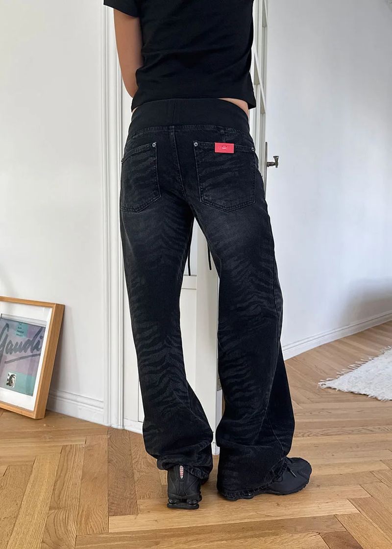 ZEBRA BLACK JEANS (S-L)