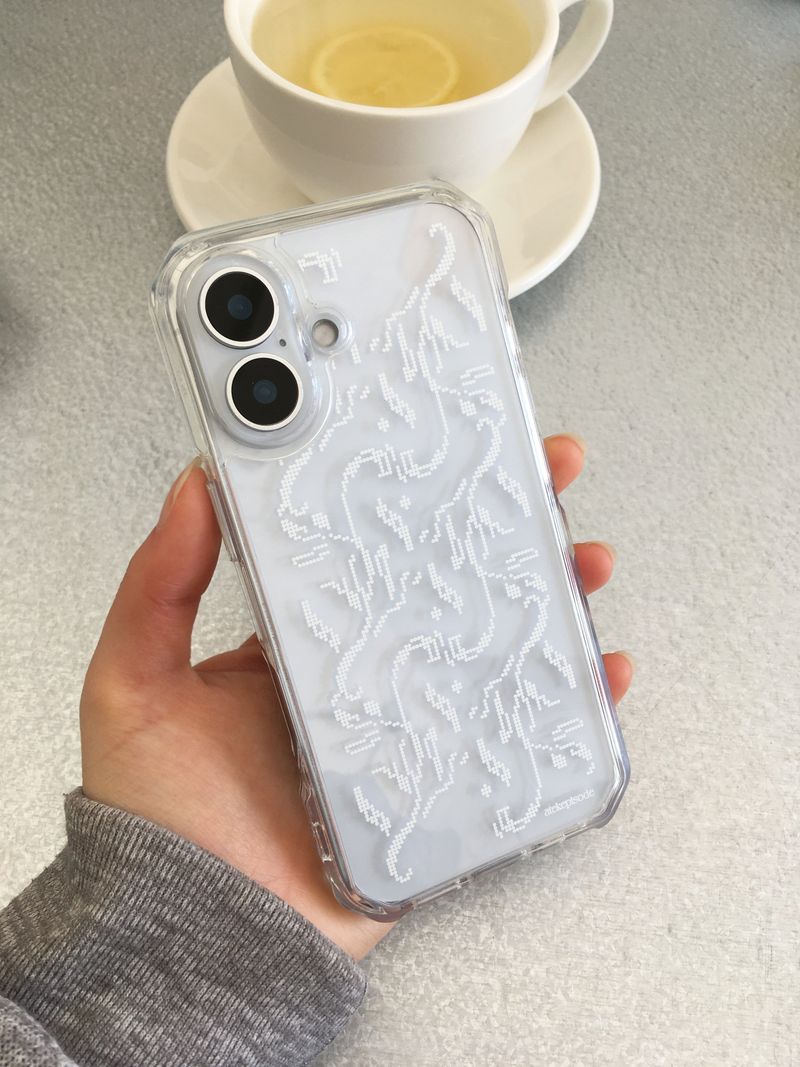 Flower Mosaic Jelly Hard Case