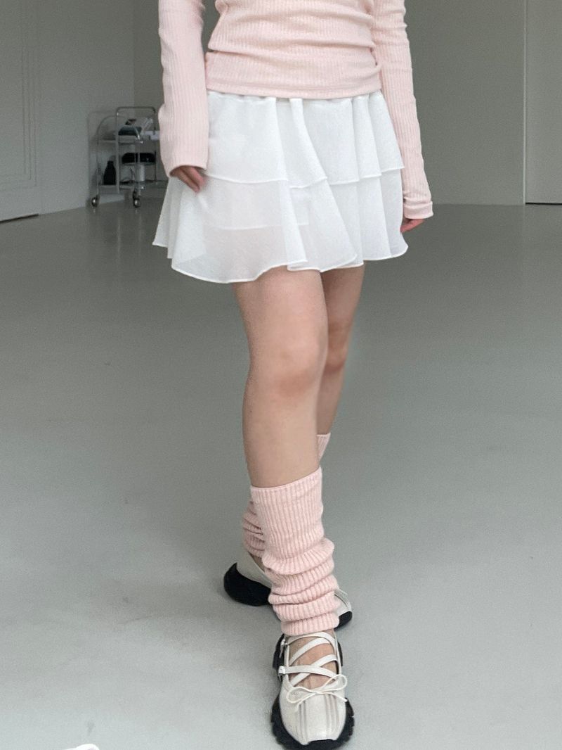 ballerina cancan chiffon skirt