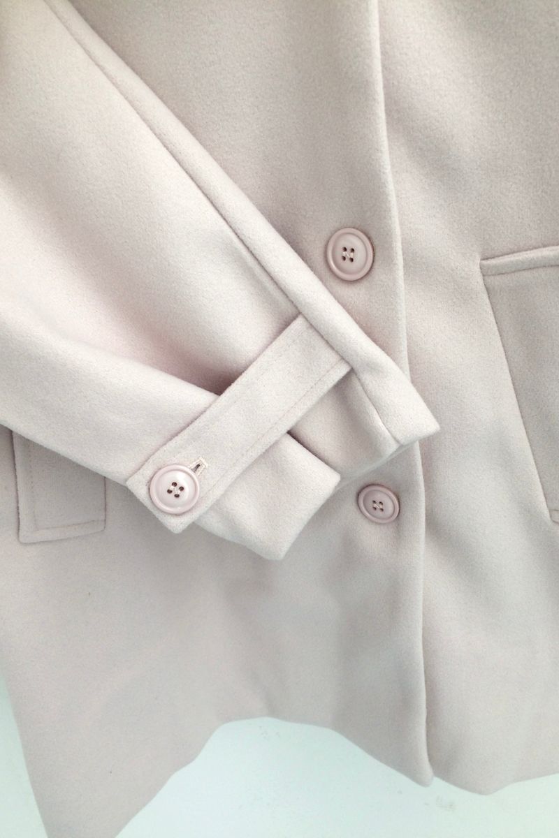 Raglan A-line coat