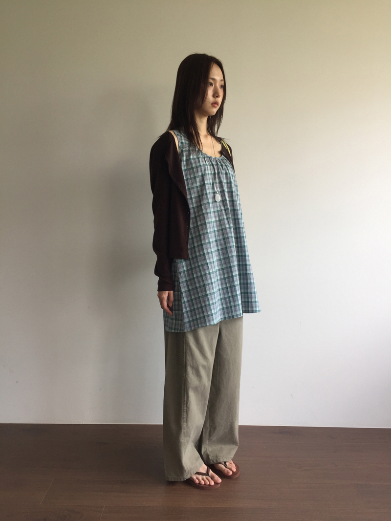 Nerong check midi dress (2color)