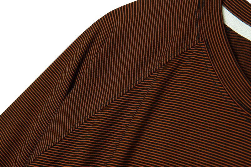 ストライプエアコンフォートショートスリーブTシャツT68