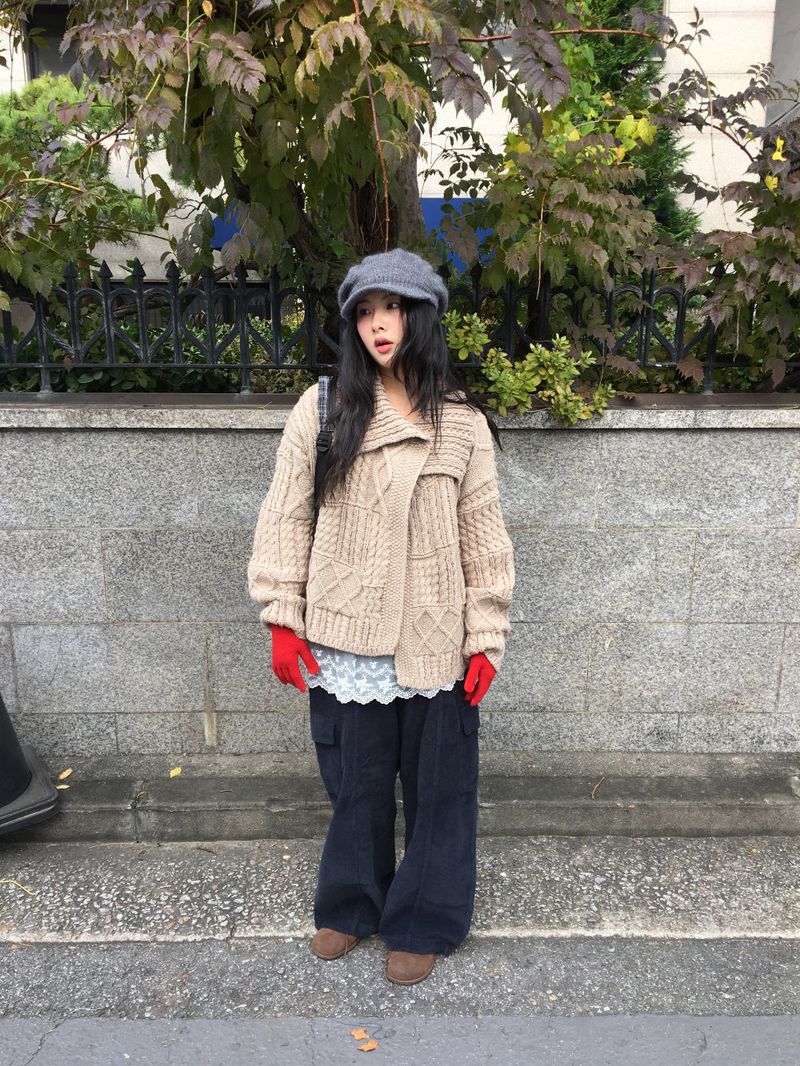 Corduroy Pintuck Cargo Pants (3color)