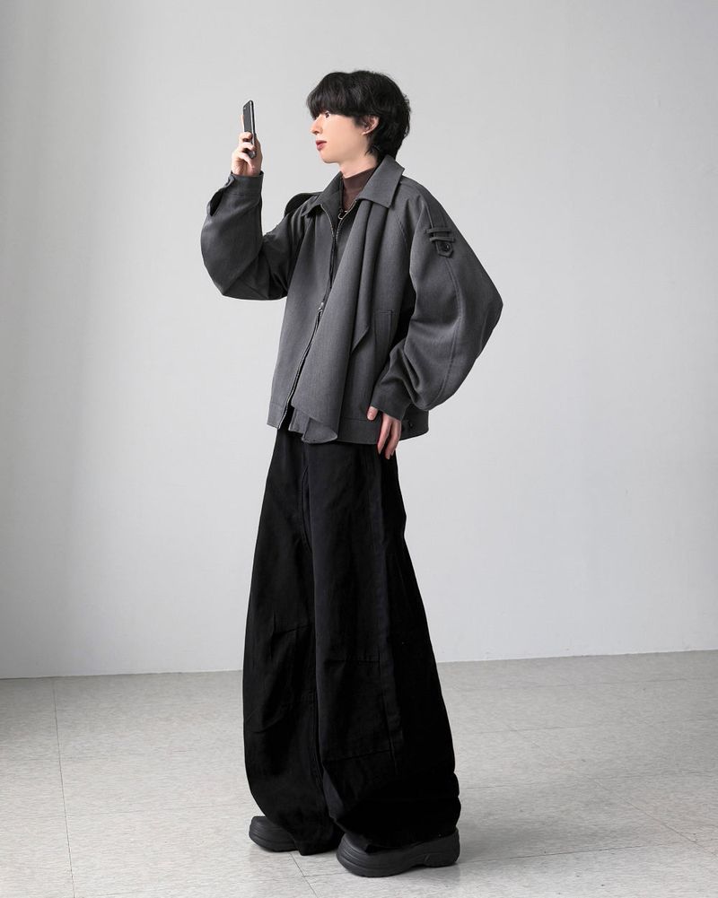 メディック スカーフ クロップ ジャケット