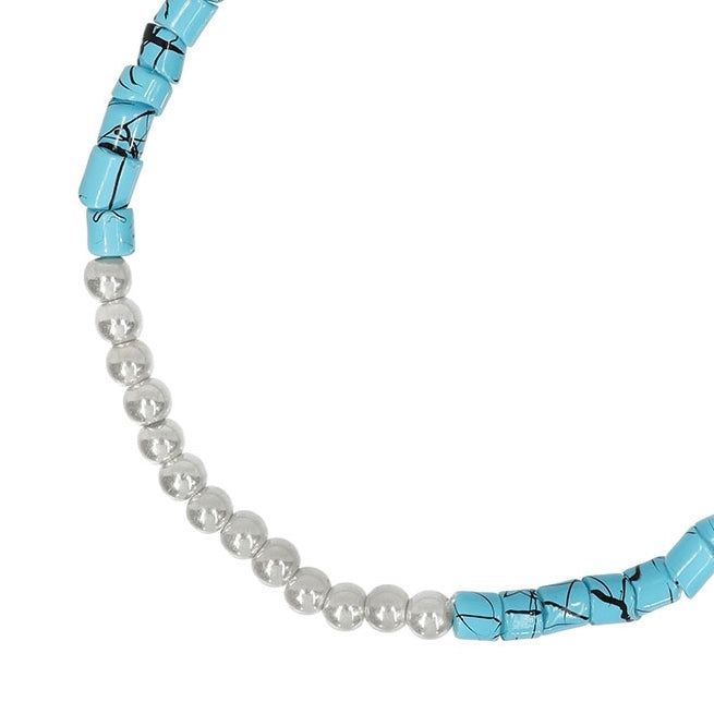 [LAN ARCHIVE] Sil Ball Half Gemstone Bracele