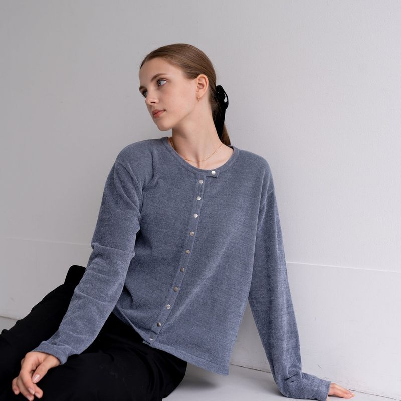 Gloss knit cardigan