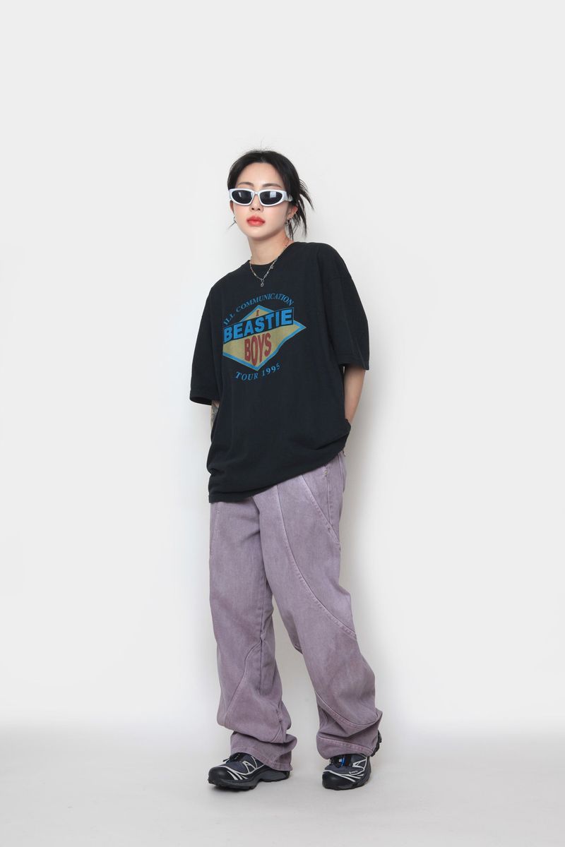 Wave Pigment Denim Pants