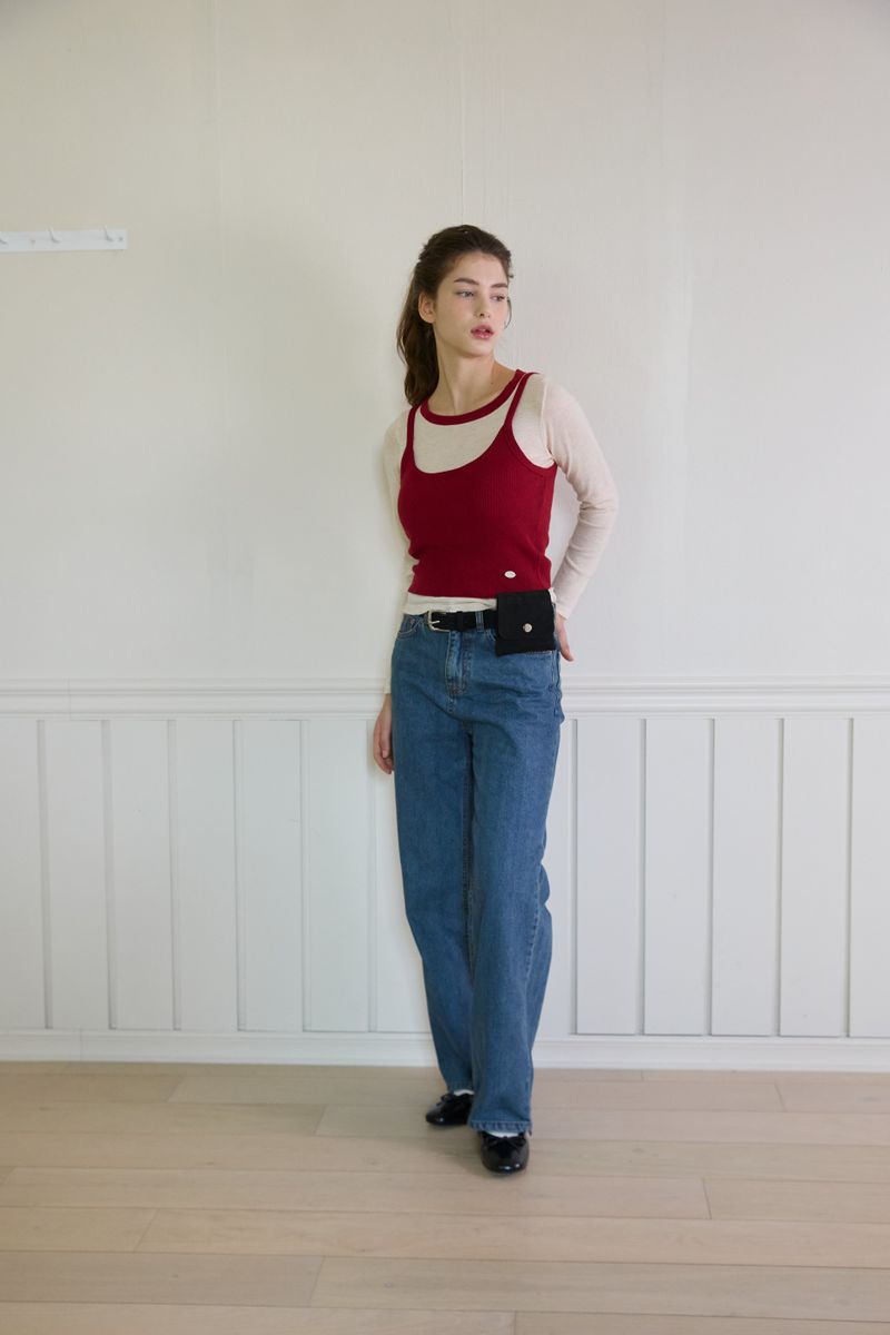 COZY BUSTIER TOP SET (2 COLORS)