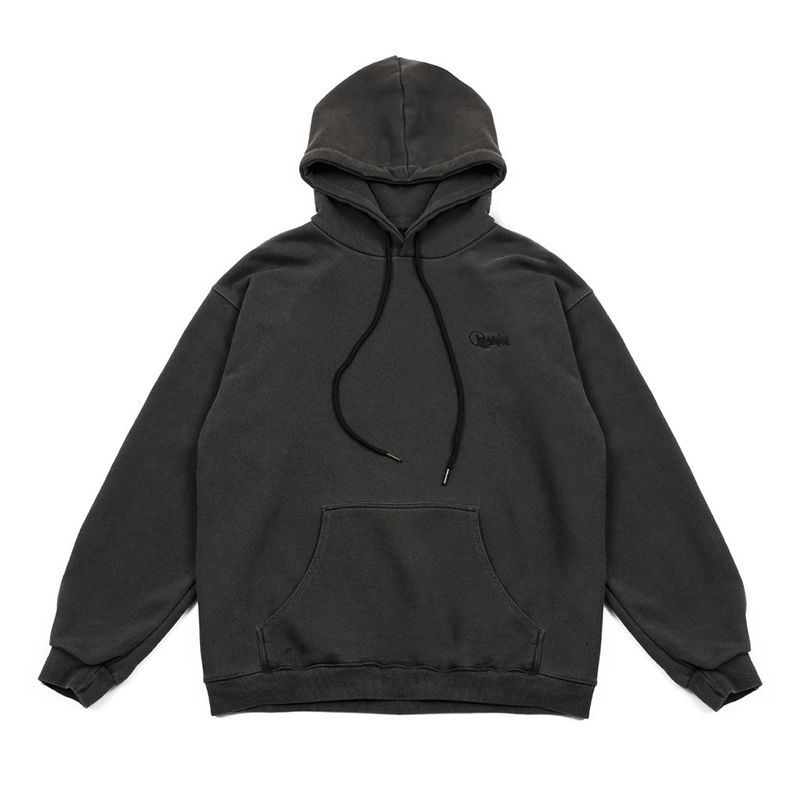 PIGMENT COATED SWEAT SET-UP CHARCOAL