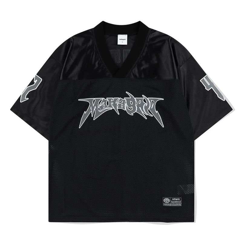 mahagrid（マハグリッド）の「MESH FOOTBALL JERSEY（Tops）」