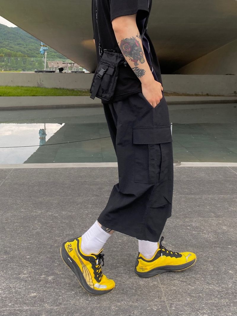 Nylon Stopper Half Pants 4C