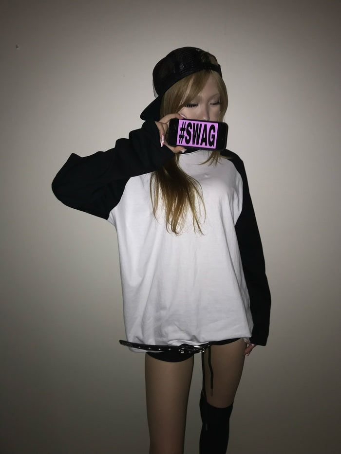 2000s Mono Raglan Tee