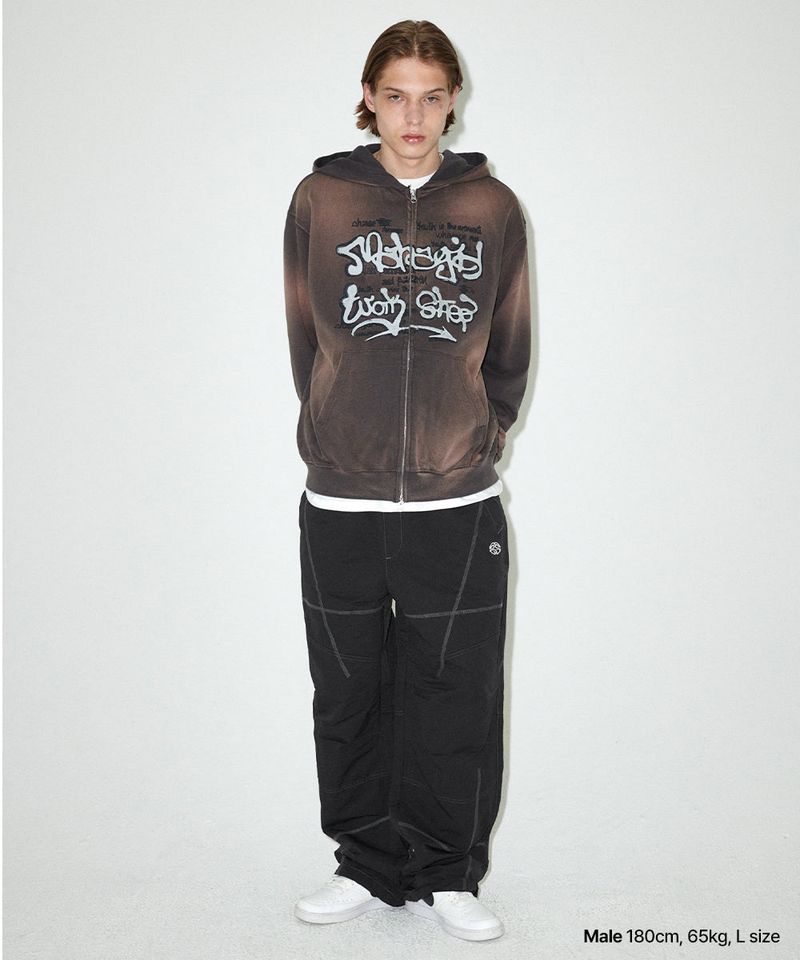 [FW ver.] COVER STITCH PARACHUTE PANT