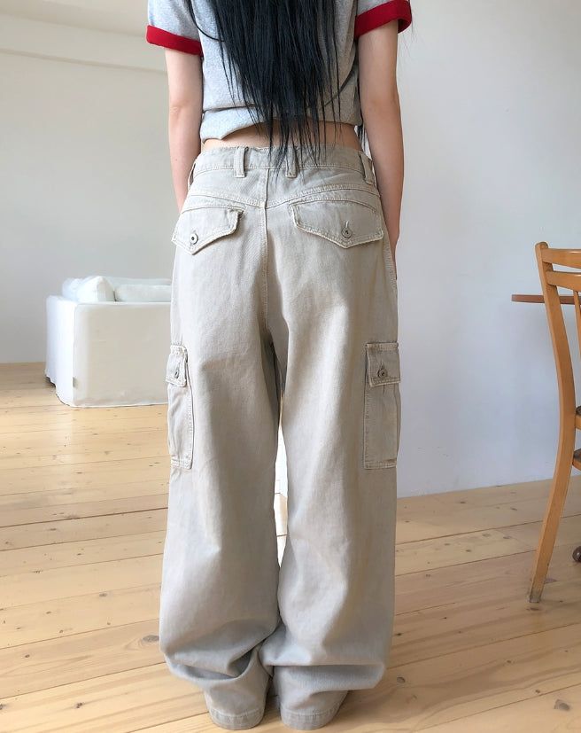 Raiden Washed Flap Cargo Pants