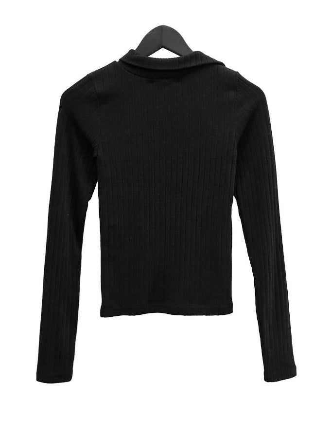 Asymmetric Snap Collar Tee