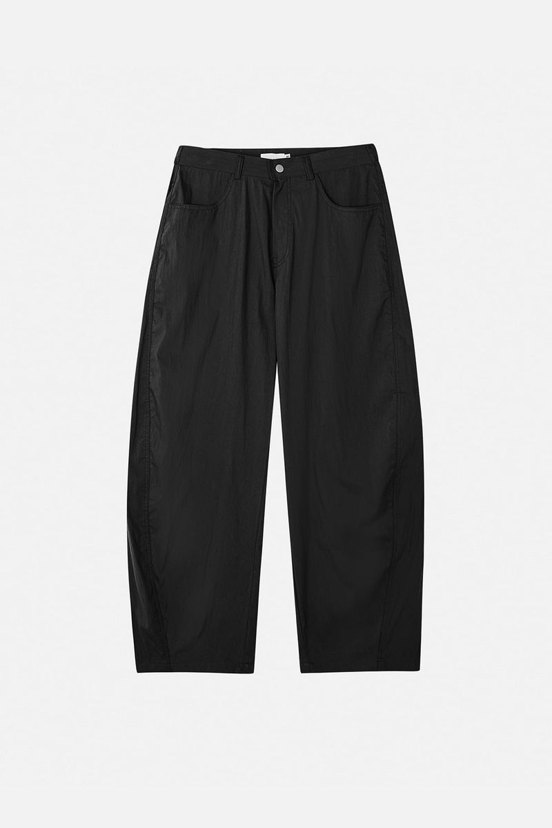 Brit light curved wide pants
