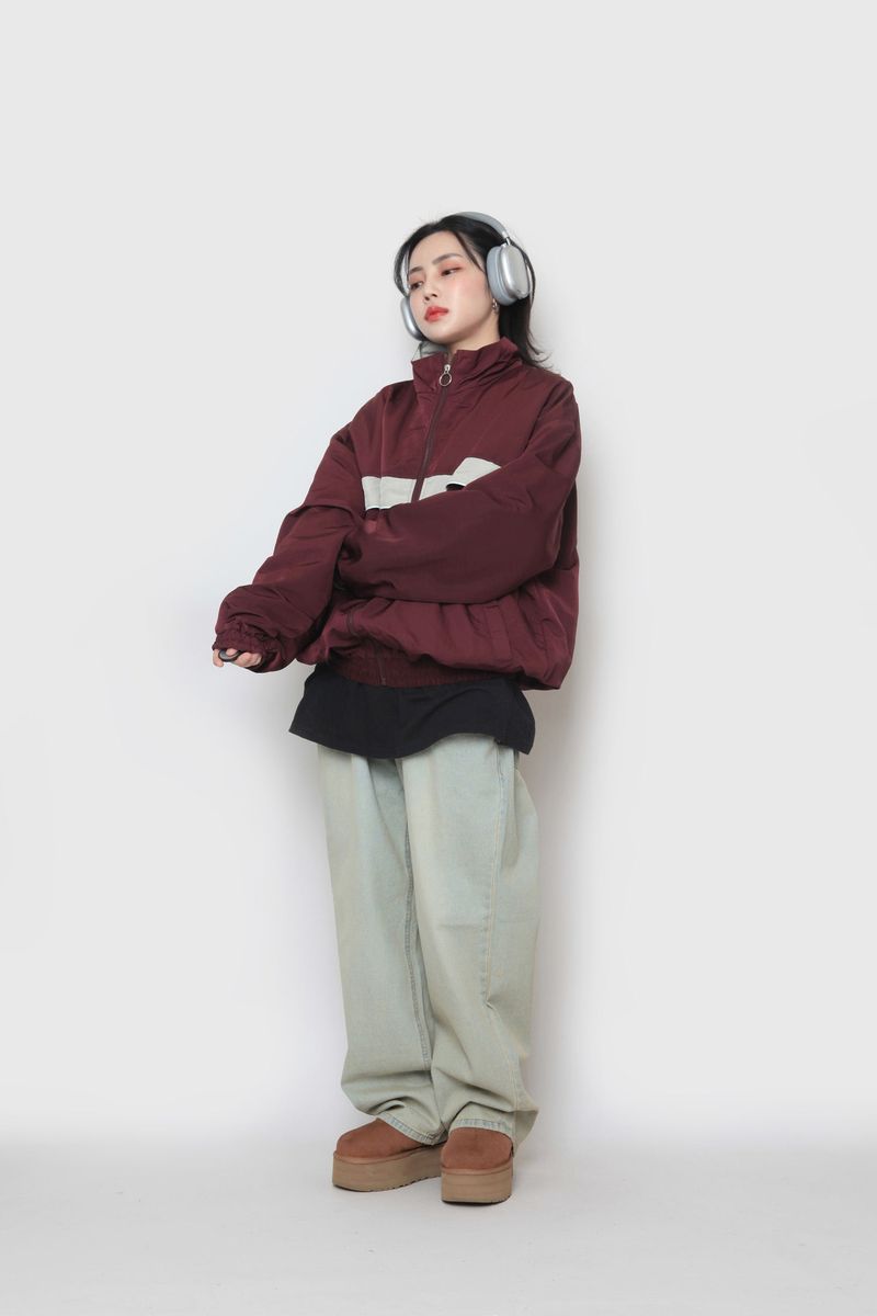 Mid Colour Piping Zip-Up