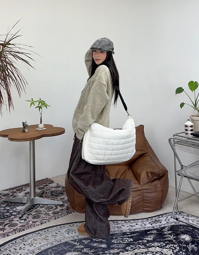 Alp Punching Knit Cardigan
