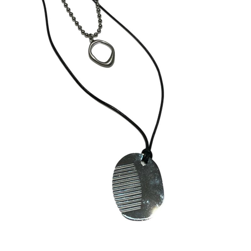 Or Hair Comb Long Strap Necklace