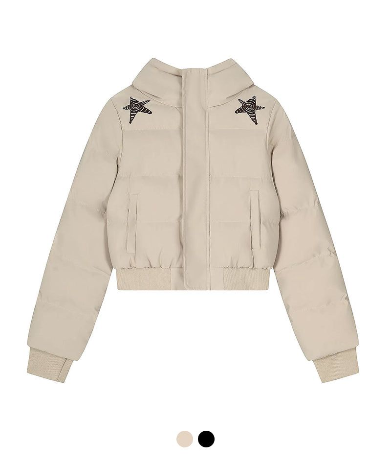 Cozy&Kitsch(コージーアンドキッチ)の「Energetic Star Crop Padded Jumper(Jackets/Outerwear)」