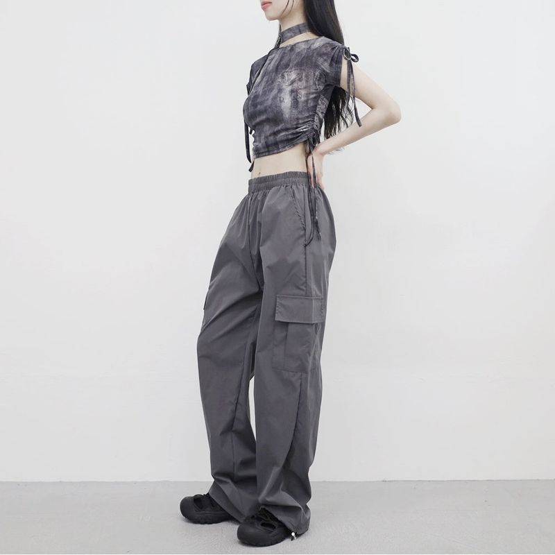 (Unisex) Carden Cargo String Pants