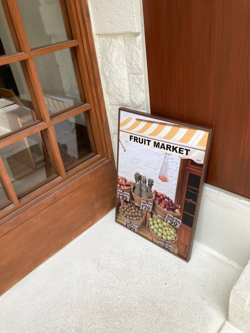 fruit market poster