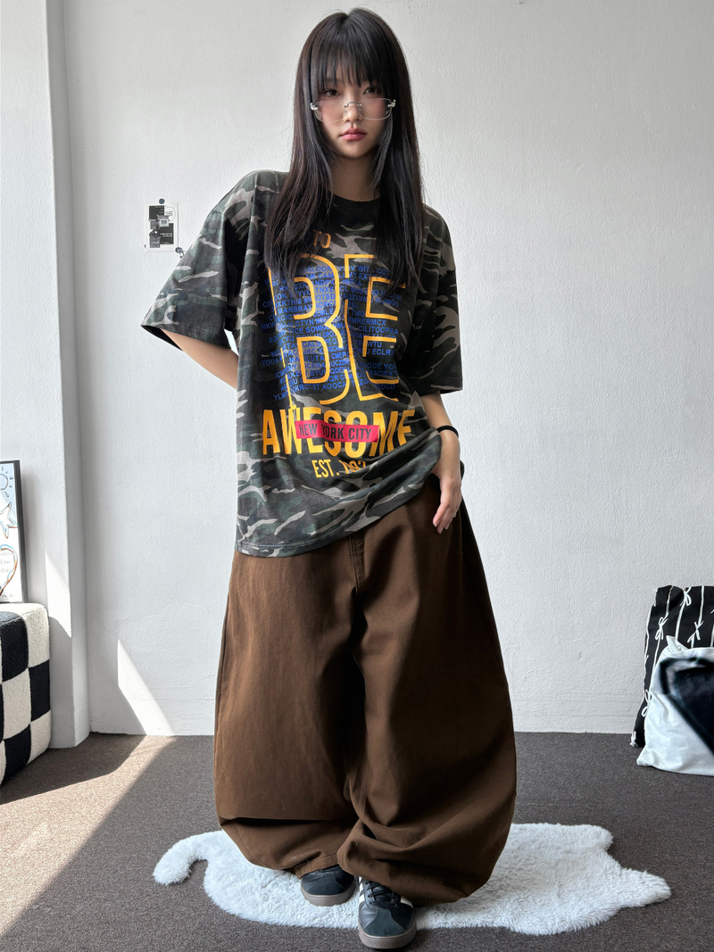 Kari Back Pocket Balloon Cotton Pants 3color