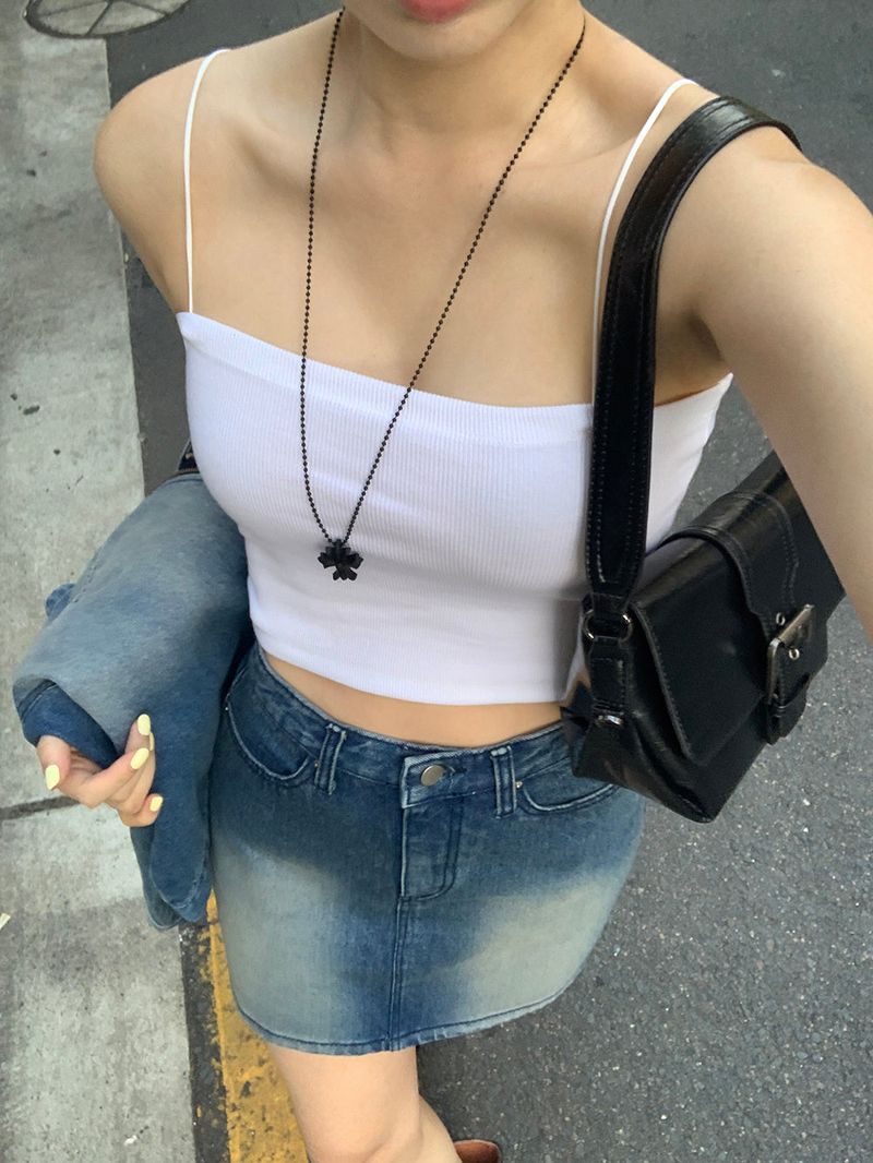 [MADE] Dune Y2K denim mini skirt