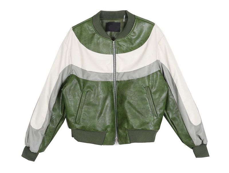 No.0454 padded leather JK